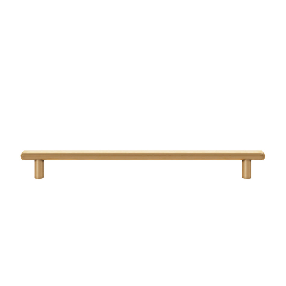 Atlas A6036-WB: 8-13/16" cc Finderne Cabinet Pull - Warm Brass