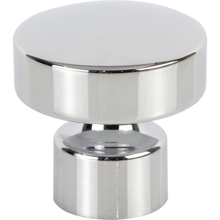 Atlas A680-CH: 1-1/4" Lennox Cabinet Knob - Polished Chrome