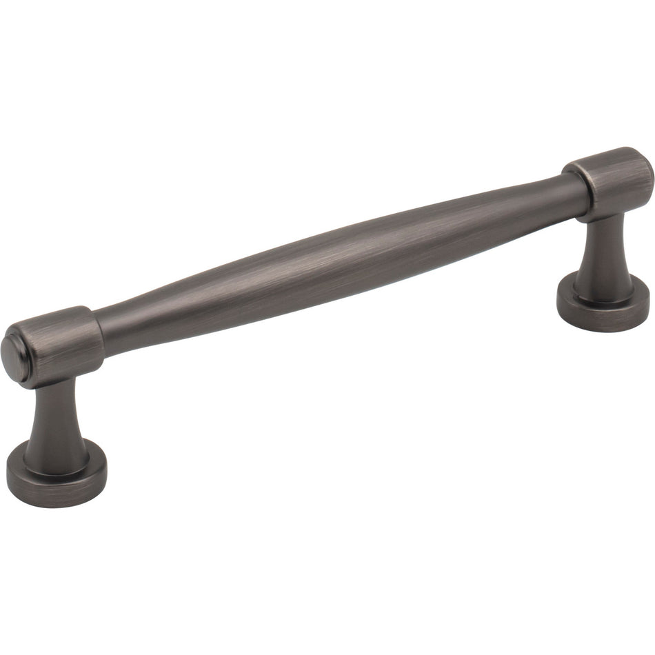 Jeffrey Alexander 132-128BNBDL: 128mm cc Jules Bar Cabinet Pull - Brushed Pewter