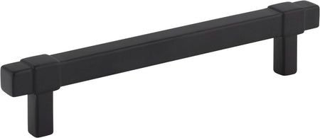 Jeffrey Alexander 293-128MB: 128mm cc Zane Cabinet Pull - Matte Black
