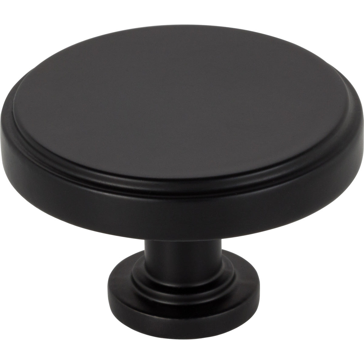 Jeffrey Alexander 171L-MB: 1-3/4" Richard Cabinet Knob - Matte Black