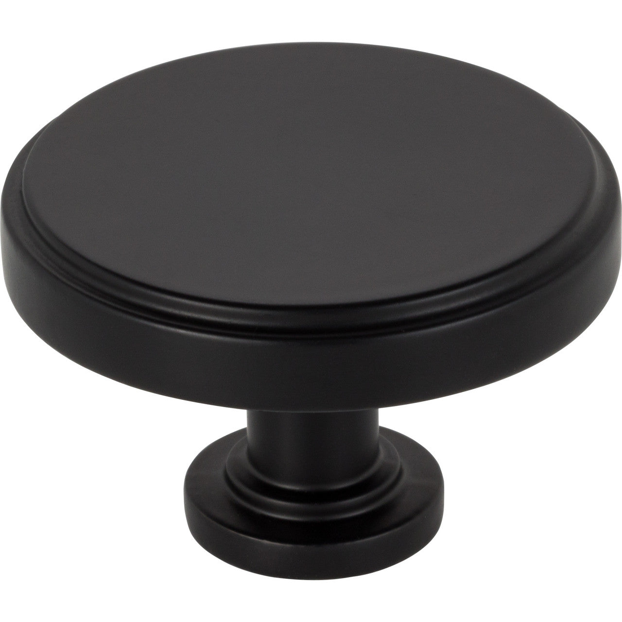 Jeffrey Alexander 171L-MB: 1-3/4" Richard Cabinet Knob - Matte Black
