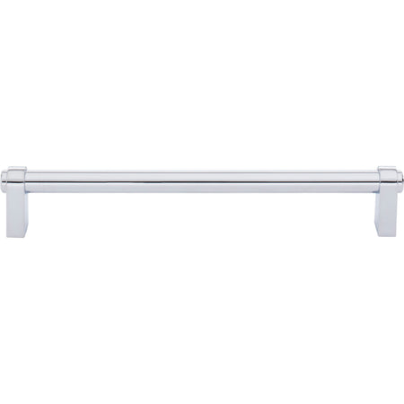 Top Knobs TK3213PC: 7-9/16" cc Lawrence Cabinet Pull - Polished Chrome