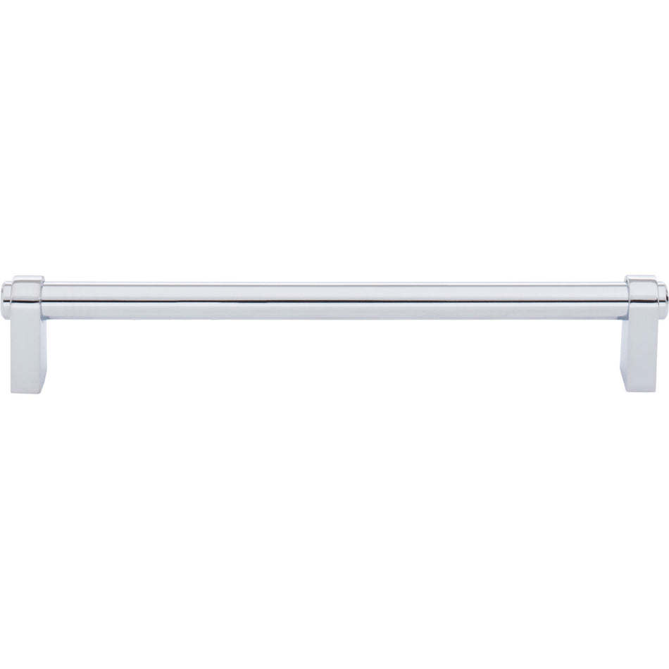 Top Knobs TK3213PC: 7-9/16" cc Lawrence Cabinet Pull - Polished Chrome