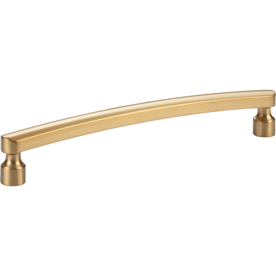 Atlas A682-WB: 6-5/16" cc Lennox Cabinet Pull - Warm Brass