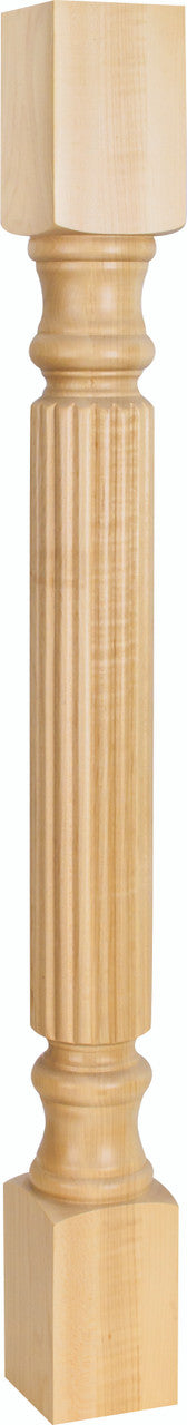 Hardware Resources P2ALD: 3-1/2" x 3-1/2" x 35-1/2" Reed Post - Alder