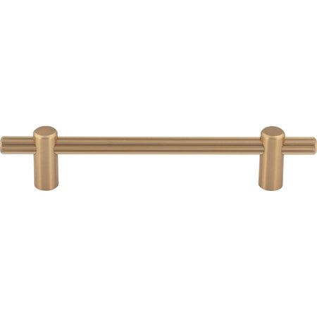 Top Knobs TK3253HB: 5-1/16" cc Dempsey Bar Cabinet Pull - Honey Bronze