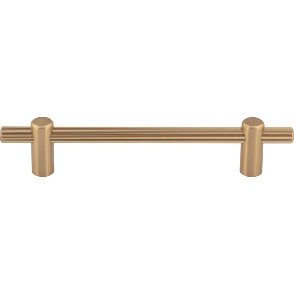 Top Knobs TK3253HB: 5-1/16" cc Dempsey Bar Cabinet Pull - Honey Bronze