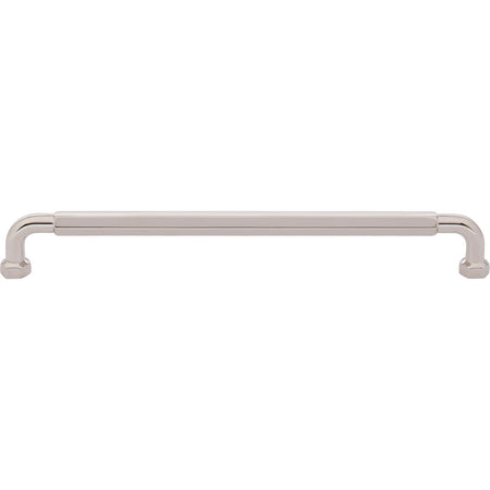 Top Knobs TK3205PN: 8-13/16" cc Dustin Cabinet Pull - Polished Nickel
