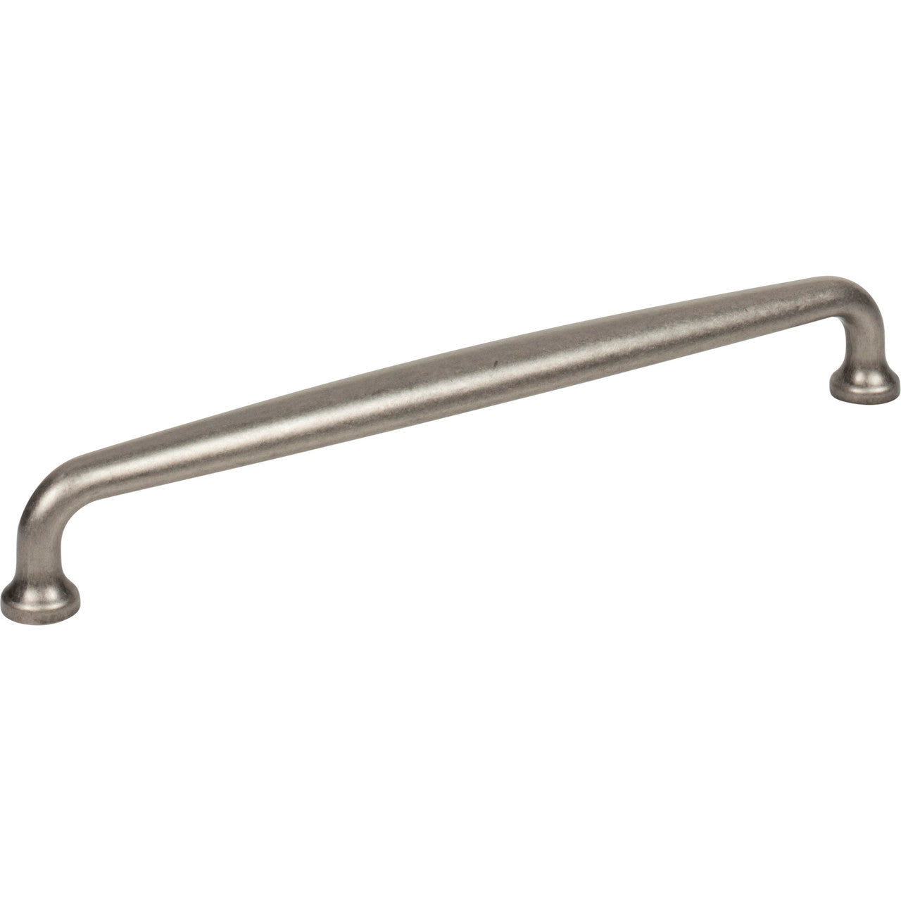 Top Knobs M2798: 8" cc Charlotte D-Handle Cabinet Pull - Pewter Antique