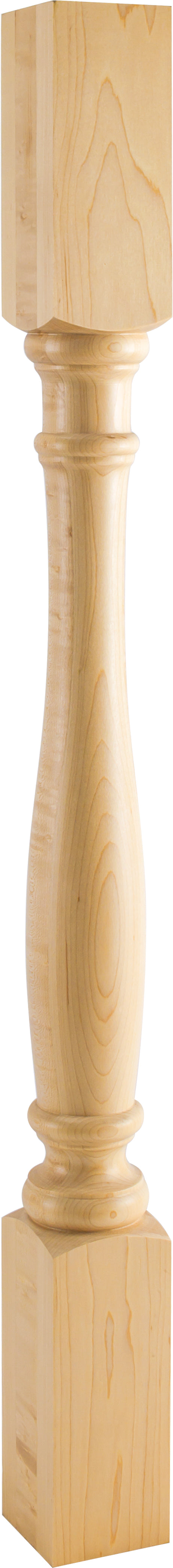 Hardware Resources P1-3ALD: 3" x 3" x 35-1/2" Turned Post - Alder
