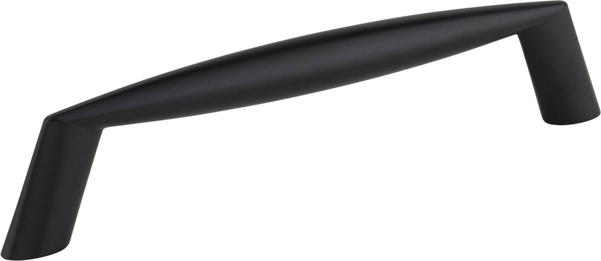 Elements 988-128MB: 128mm cc Zachary Cabinet Pull - Matte Black