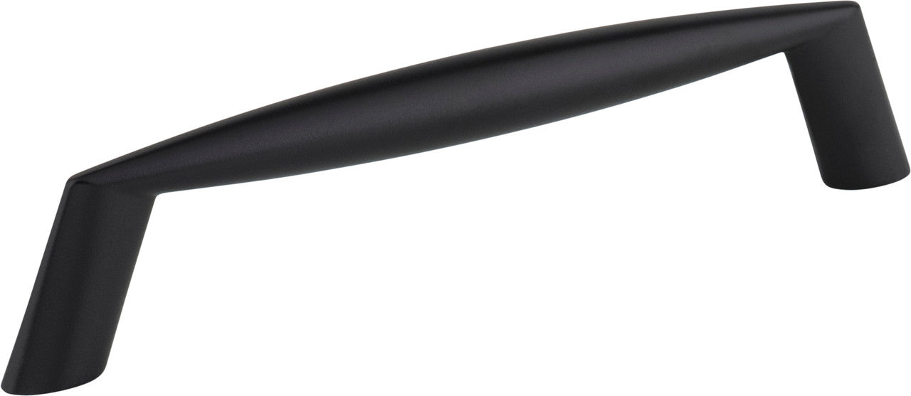Elements 988-128MB: 128mm cc Zachary Cabinet Pull - Matte Black