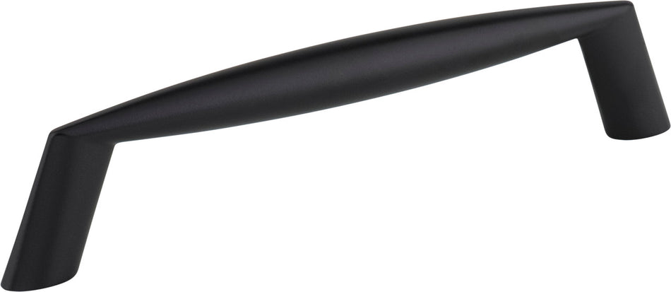 Elements 988-128MB: 128mm cc Zachary Cabinet Pull - Matte Black