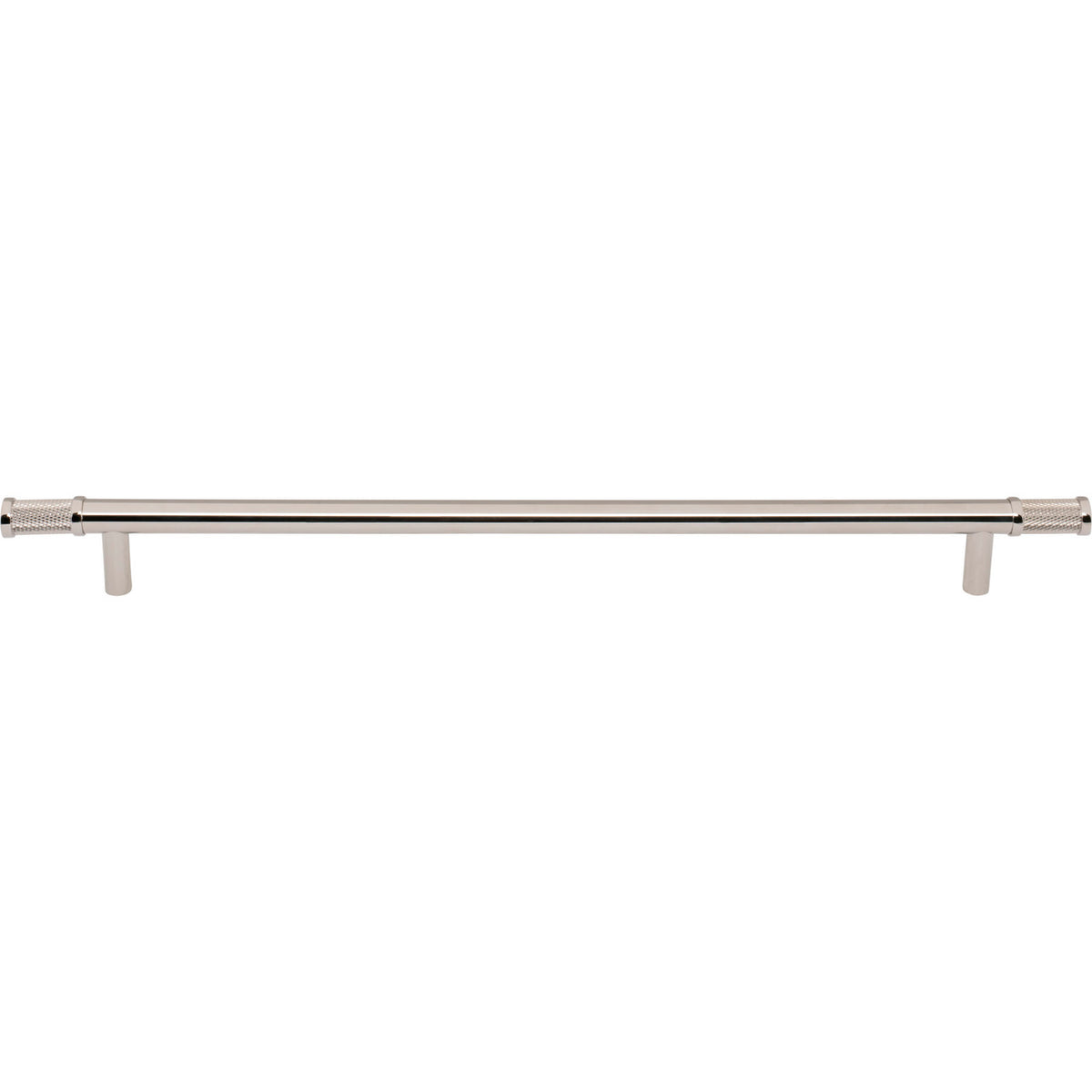Top Knobs TK3237PN: 12" cc Burnham Bar Cabinet Pull - Polished Nickel