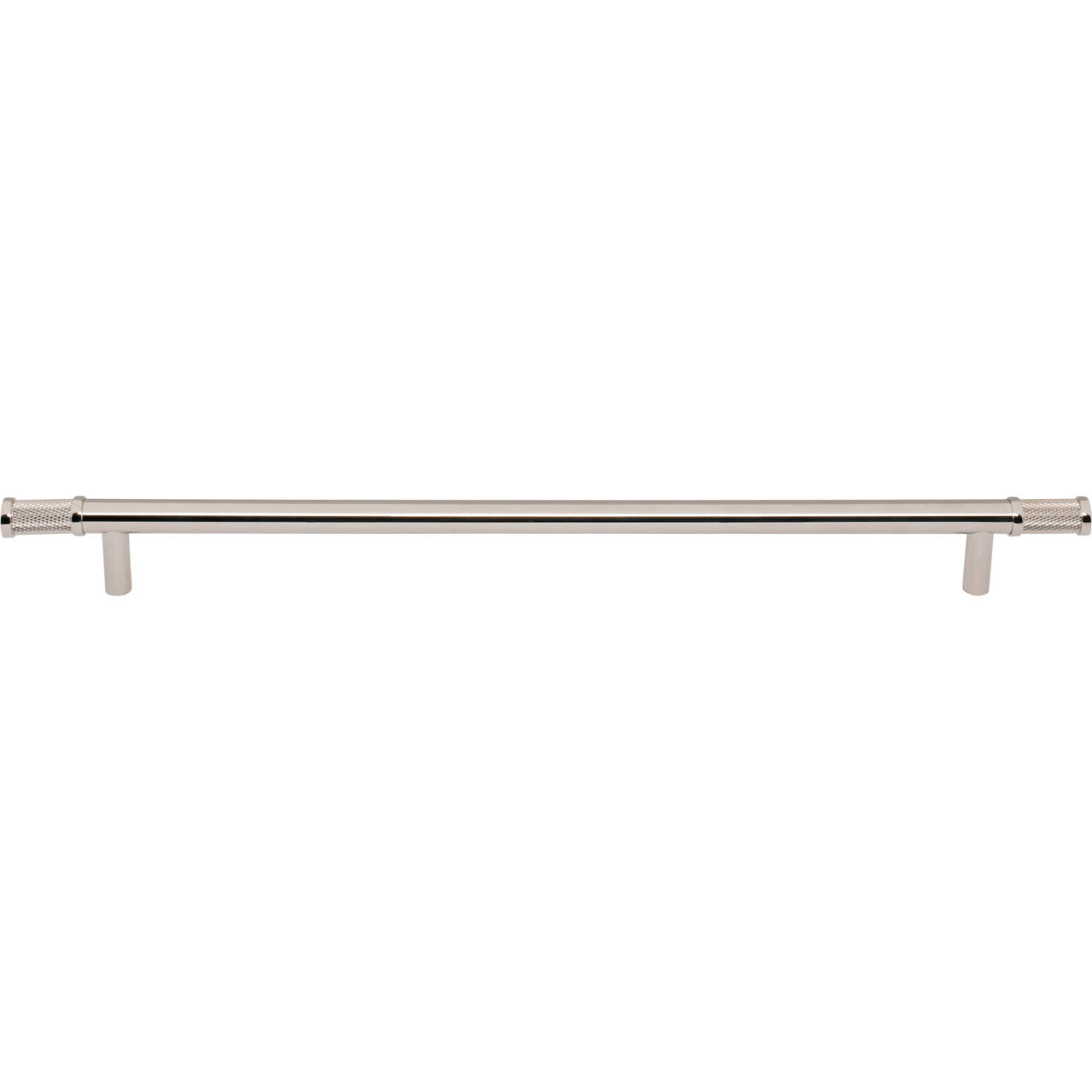 Top Knobs TK3237PN: 12" cc Burnham Bar Cabinet Pull - Polished Nickel