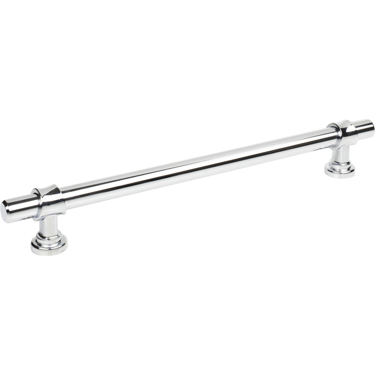 Top Knobs M2768: 12" cc Dakota Bit Cabinet Pull - Polished Chrome