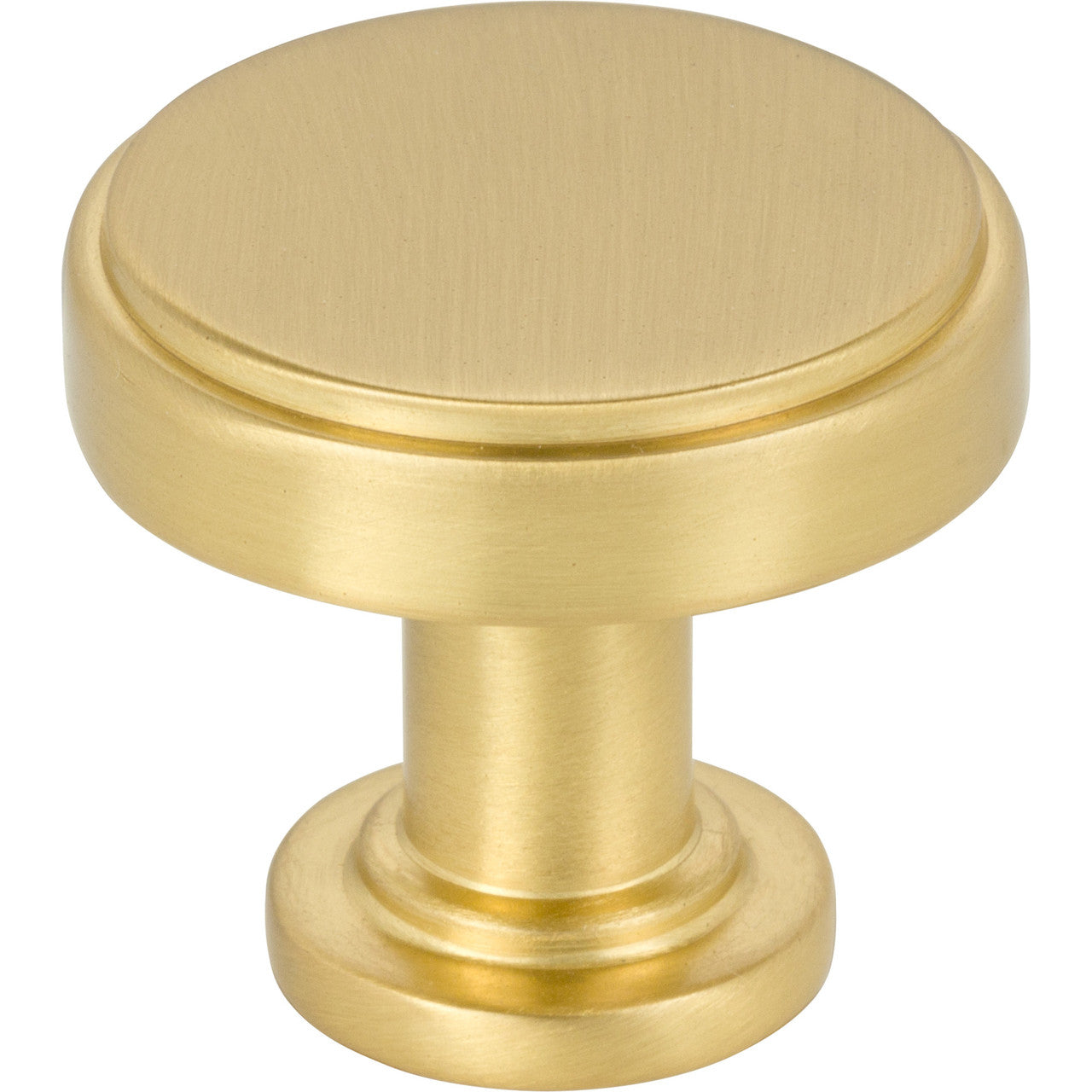 Jeffrey Alexander 171BG: 1-1/4" Richard Cabinet Knob - Brushed Gold