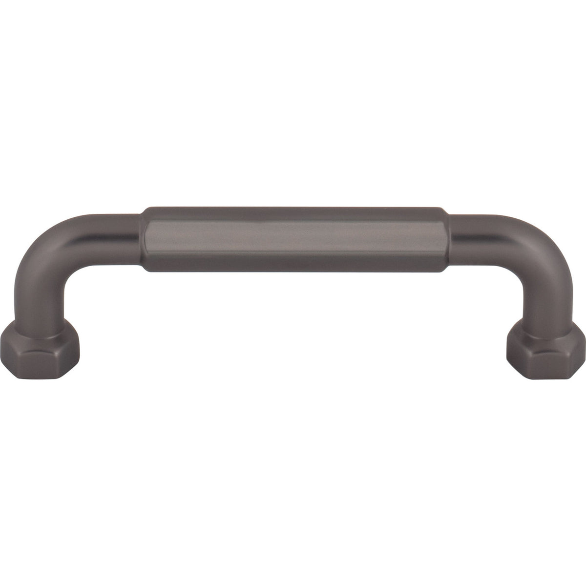 Top Knobs TK3201AG: 3-3/4" cc Dustin Cabinet Pull - Ash Gray
