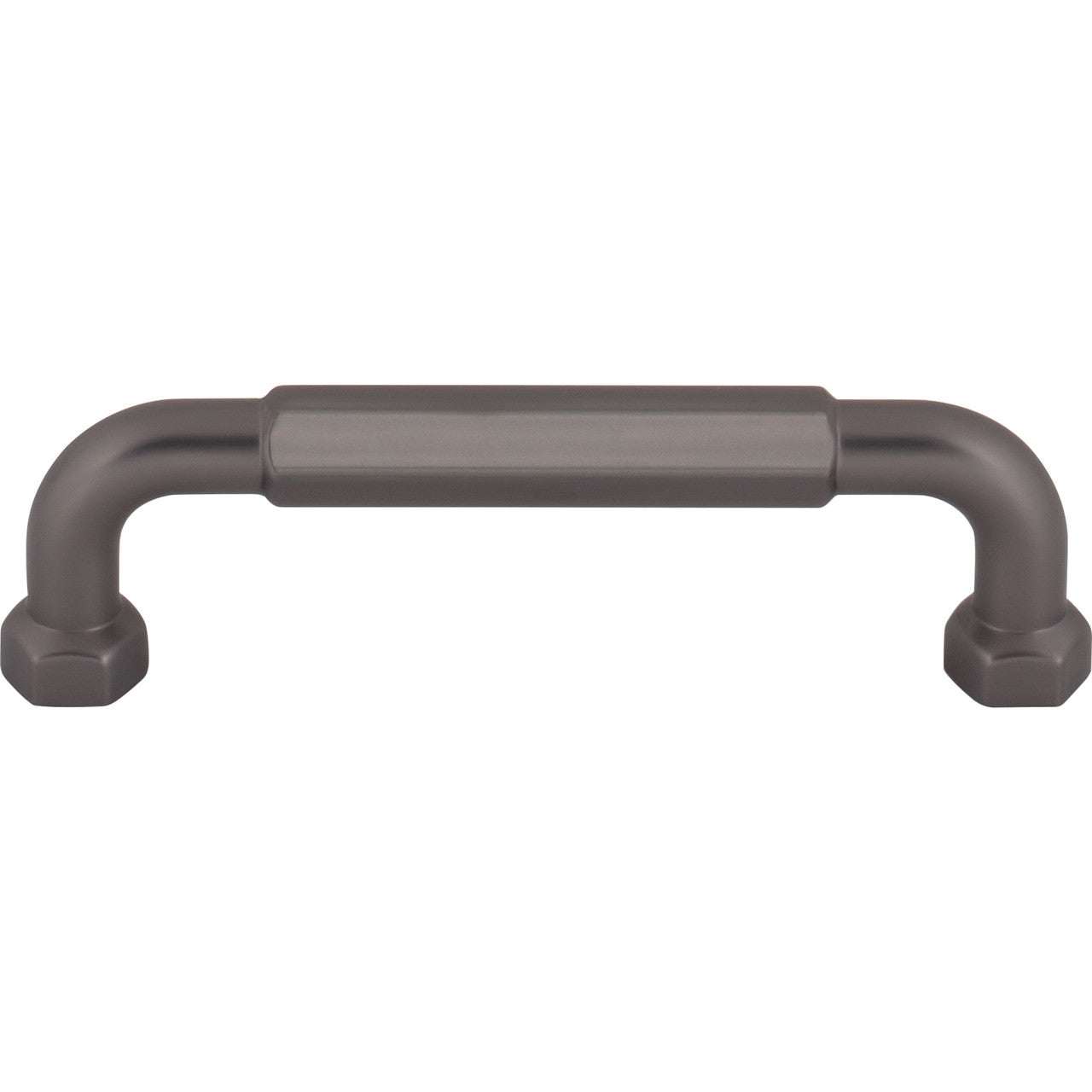Top Knobs TK3201AG: 3-3/4" cc Dustin Cabinet Pull - Ash Gray