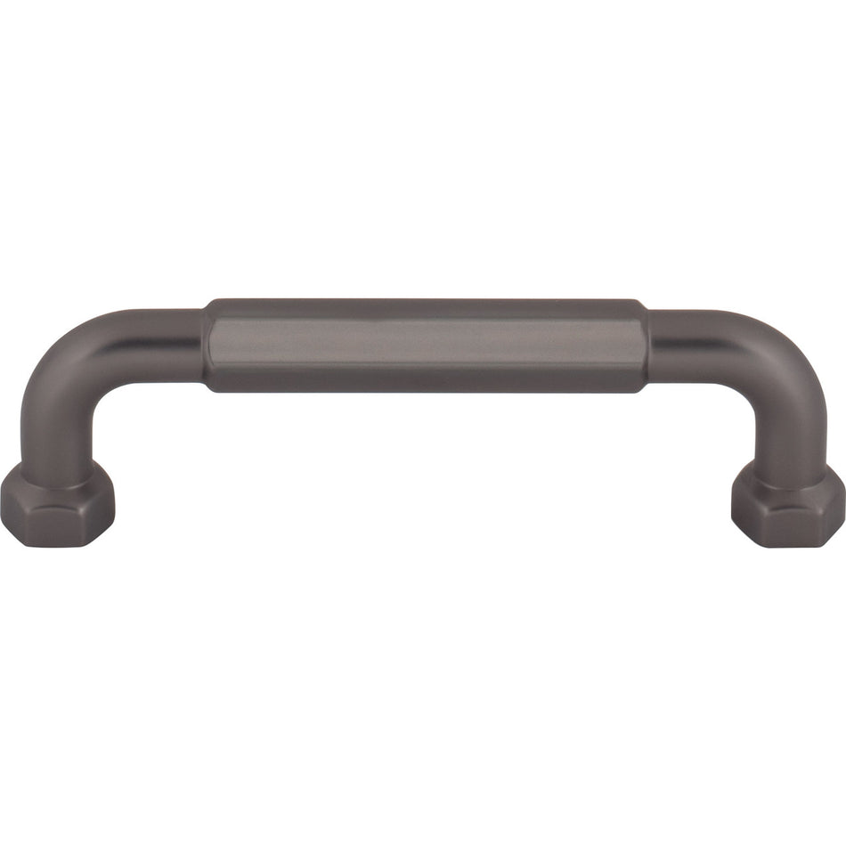 Top Knobs TK3201AG: 3-3/4" cc Dustin Cabinet Pull - Ash Gray