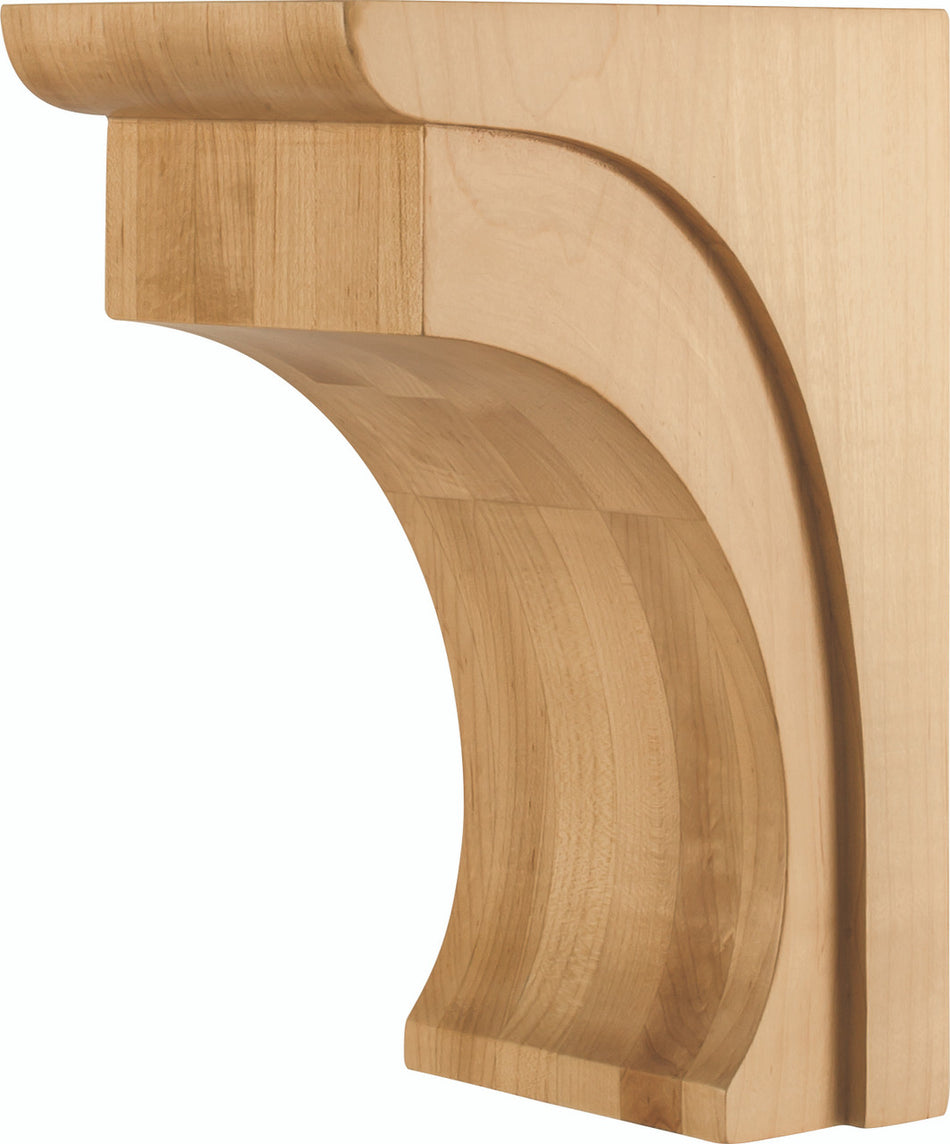 Hardware Resources COR36-2-RW: Cove Corbel - Rubberwood