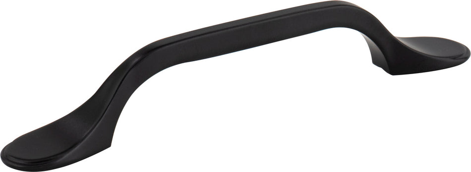 Elements 254-96MB: 96mm cc Kenner Cabinet Pull - Matte Black