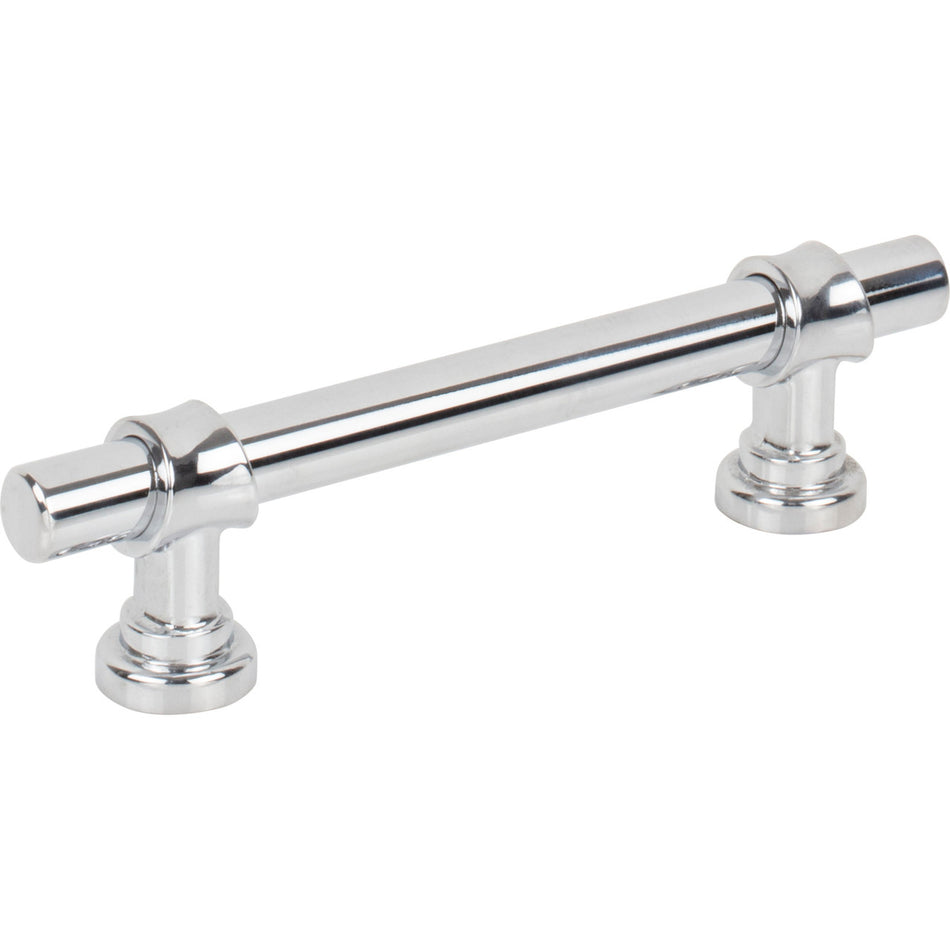 Top Knobs M2834: 3-3/4" cc  Bar Cabinet Pull - Polished Chrome