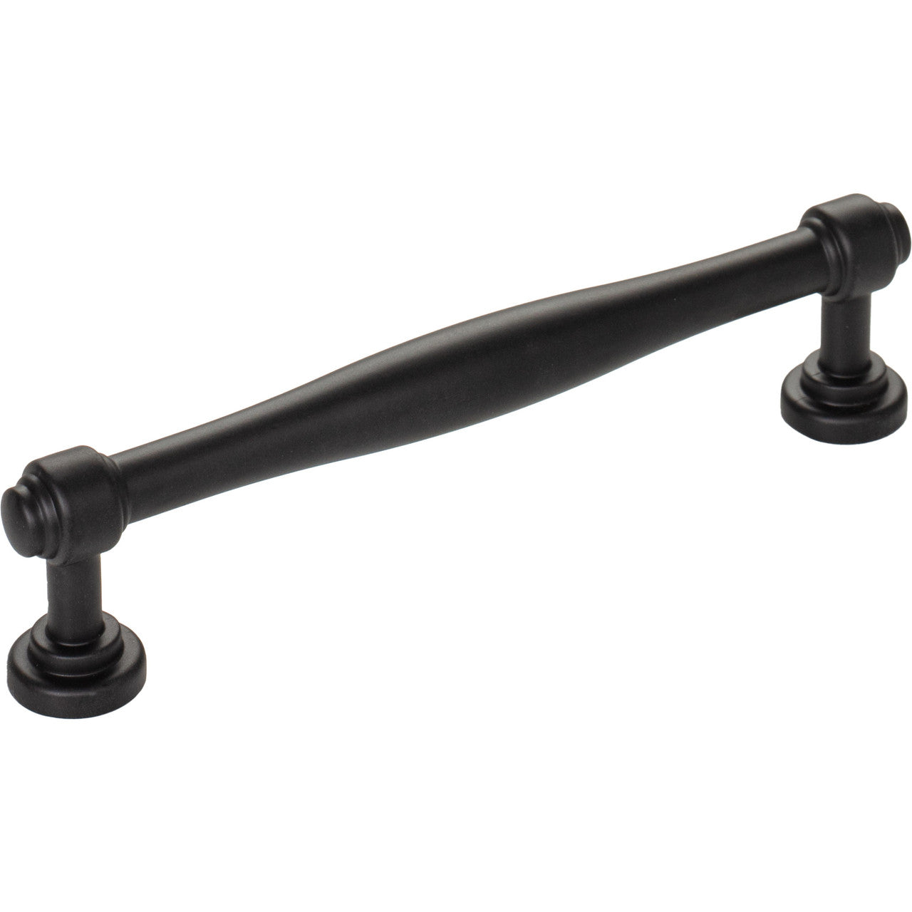 Top Knobs TK3072BLK: 5-1/16" cc Regent's Park Ulster Cabinet Pull - Flat Black