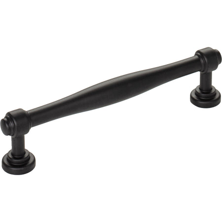 Top Knobs TK3072BLK: 5-1/16" cc Regent's Park Ulster Cabinet Pull - Flat Black