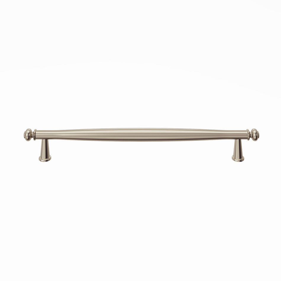 Top Knobs TK3195PN: 8-13/16" cc Coddington Cabinet Pull - Polished Nickel