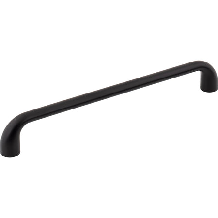 Jeffrey Alexander 329-192MB: 192mm cc Loxley Bar Cabinet Pull - Matte Black