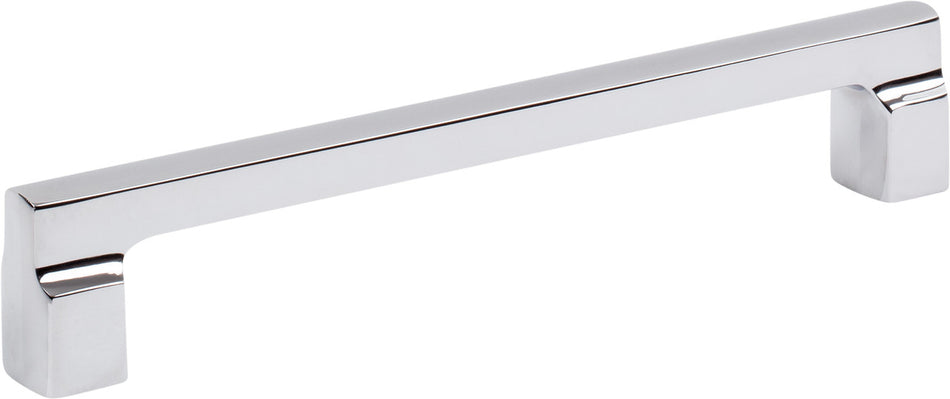 Atlas A524-CH: 160mm cc Reeves Square Bar Cabinet Pull - Polished Chrome