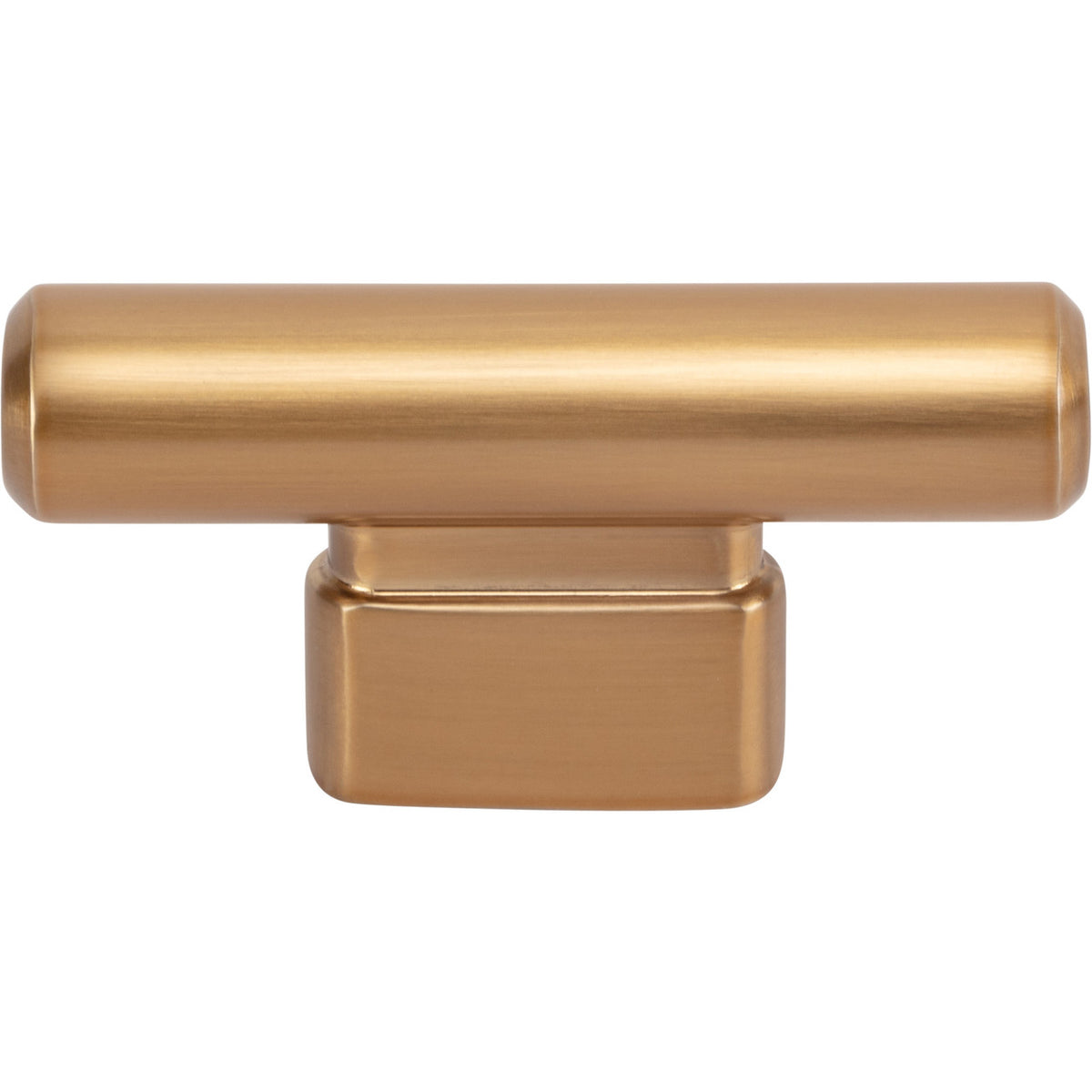 Atlas A511-WB: 2-1/2" Holloway T- Bar Cabinet Knob - Warm Brass