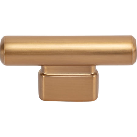 Atlas A511-WB: 2-1/2" Holloway T- Bar Cabinet Knob - Warm Brass