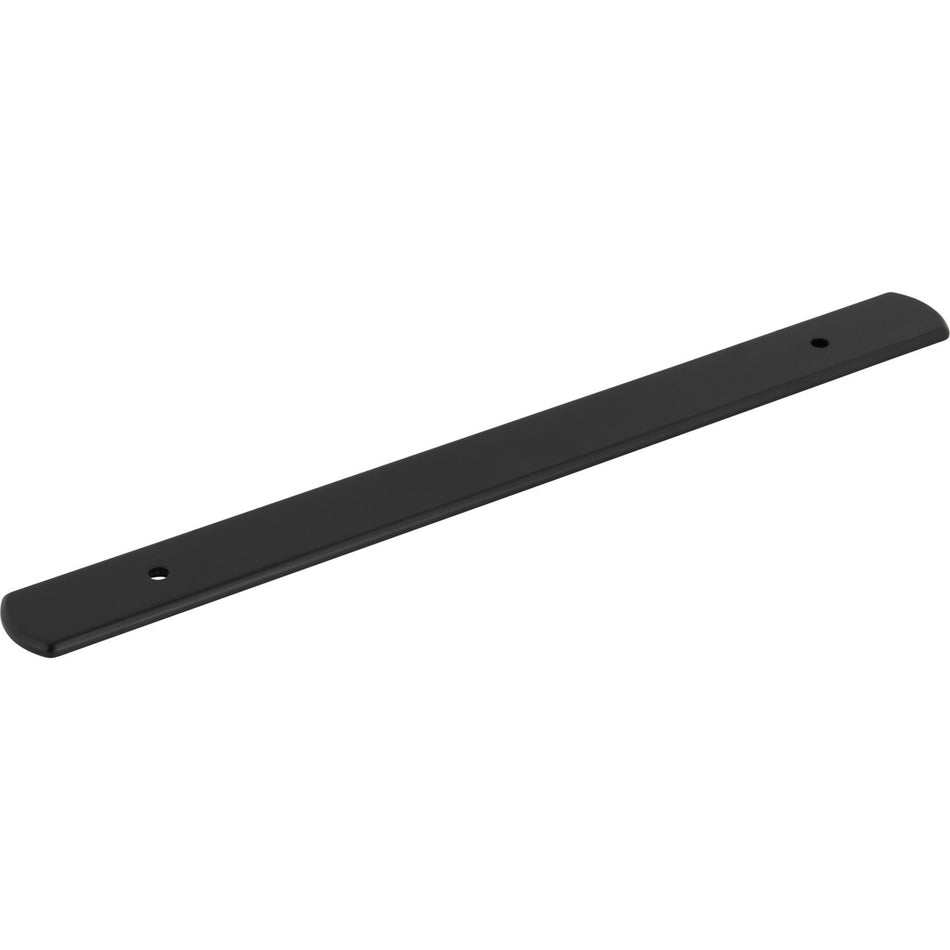 Top Knobs TK3274BLK: 10-5/8" Wescott  Backplate - Flat Black