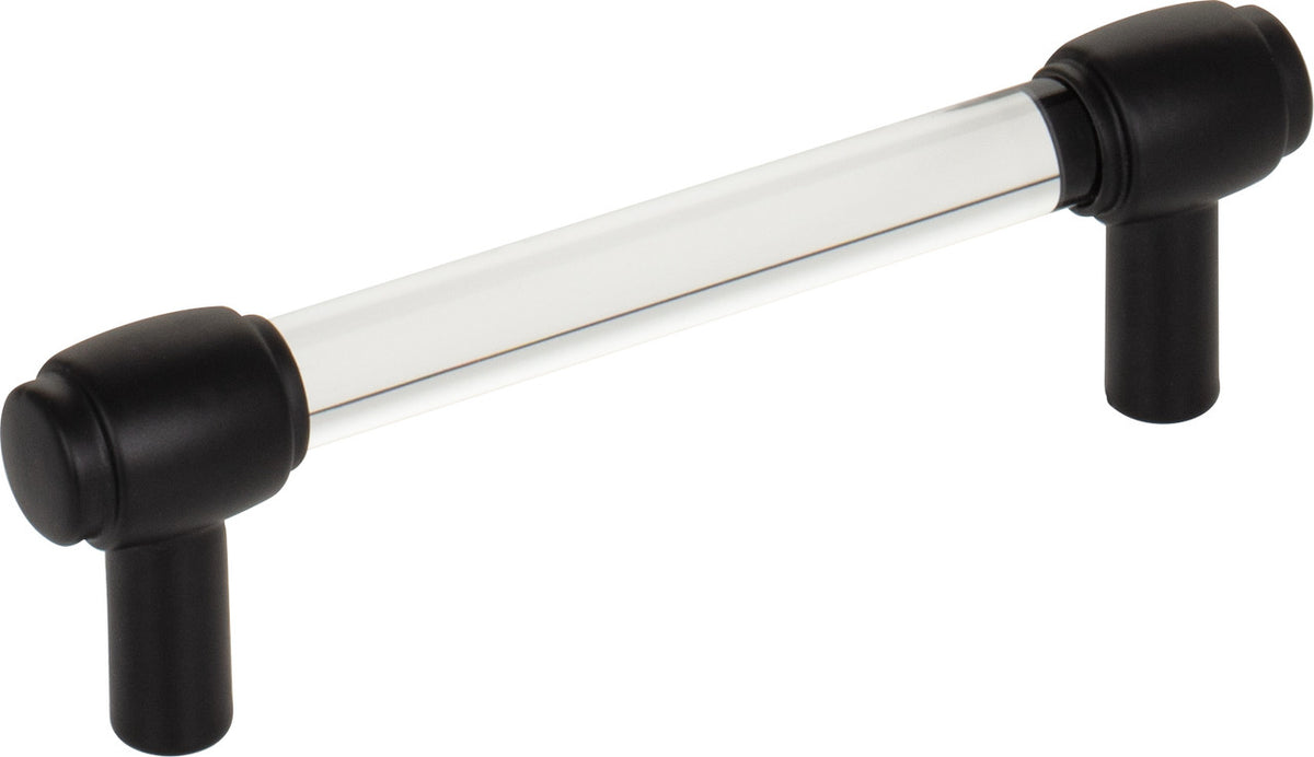 Jeffrey Alexander 775-96MB : 96mm cc Carmen Bar Cabinet Pull - Matte Black