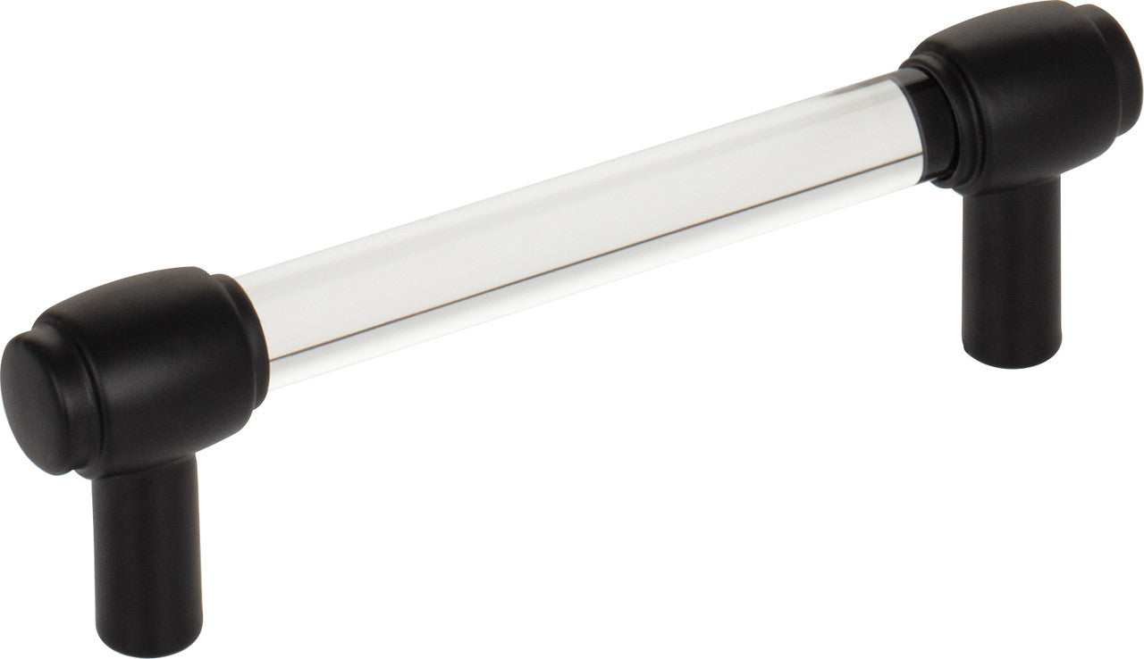 Jeffrey Alexander 775-96MB : 96mm cc Carmen Bar Cabinet Pull - Matte Black