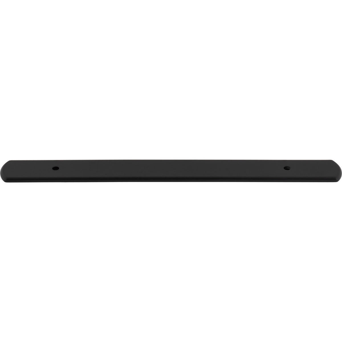 Top Knobs TK3273BLK: 9-5/16" Wescott  Backplate - Flat Black