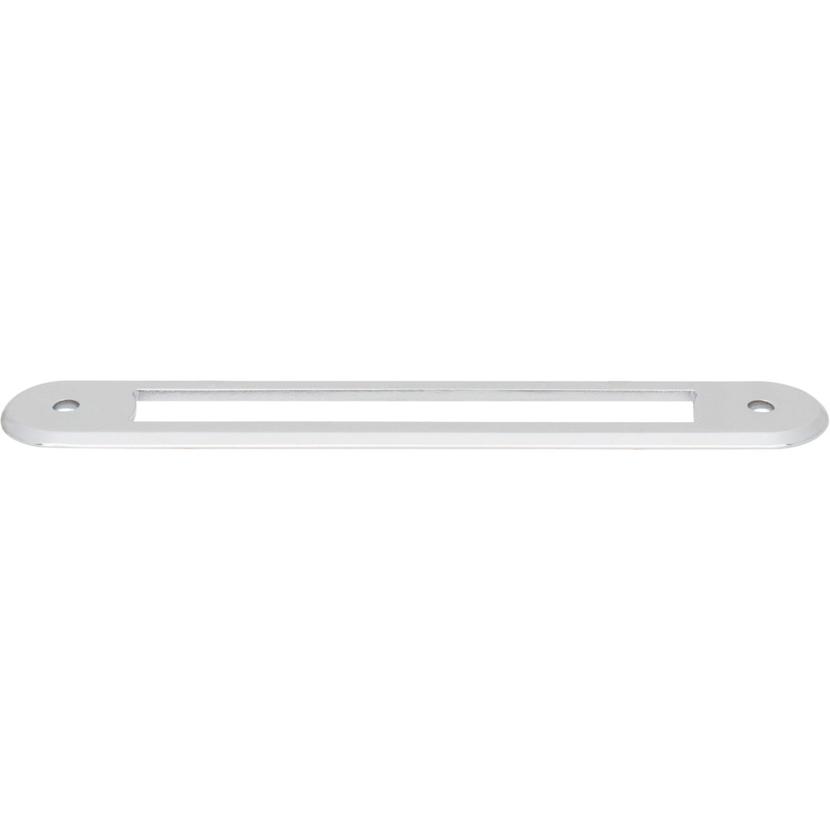 Top Knobs TK3353PC: 5-1/16" Brockwell Oval Backplate - Polished Chrome