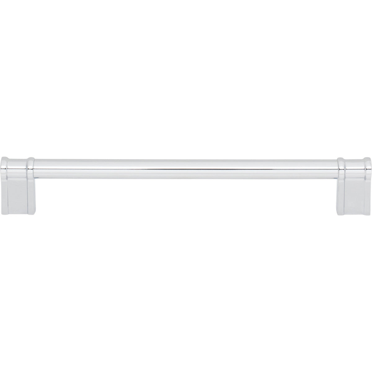 Top Knobs TK3385PC: 7-9/16" Newburn D-Handle Cabinet Pull - Polished Chrome