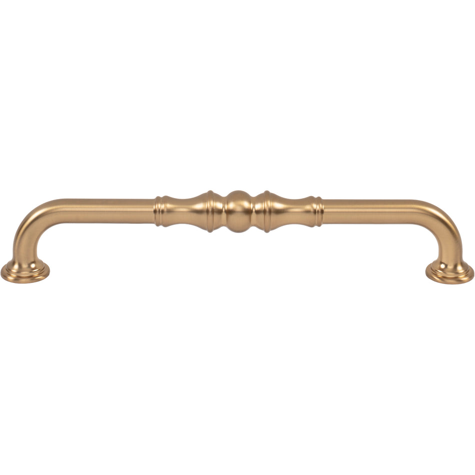 Top Knobs TK3434HB: 7-9/16" cc Bayridge Cabinet Pull - Honey Bronze