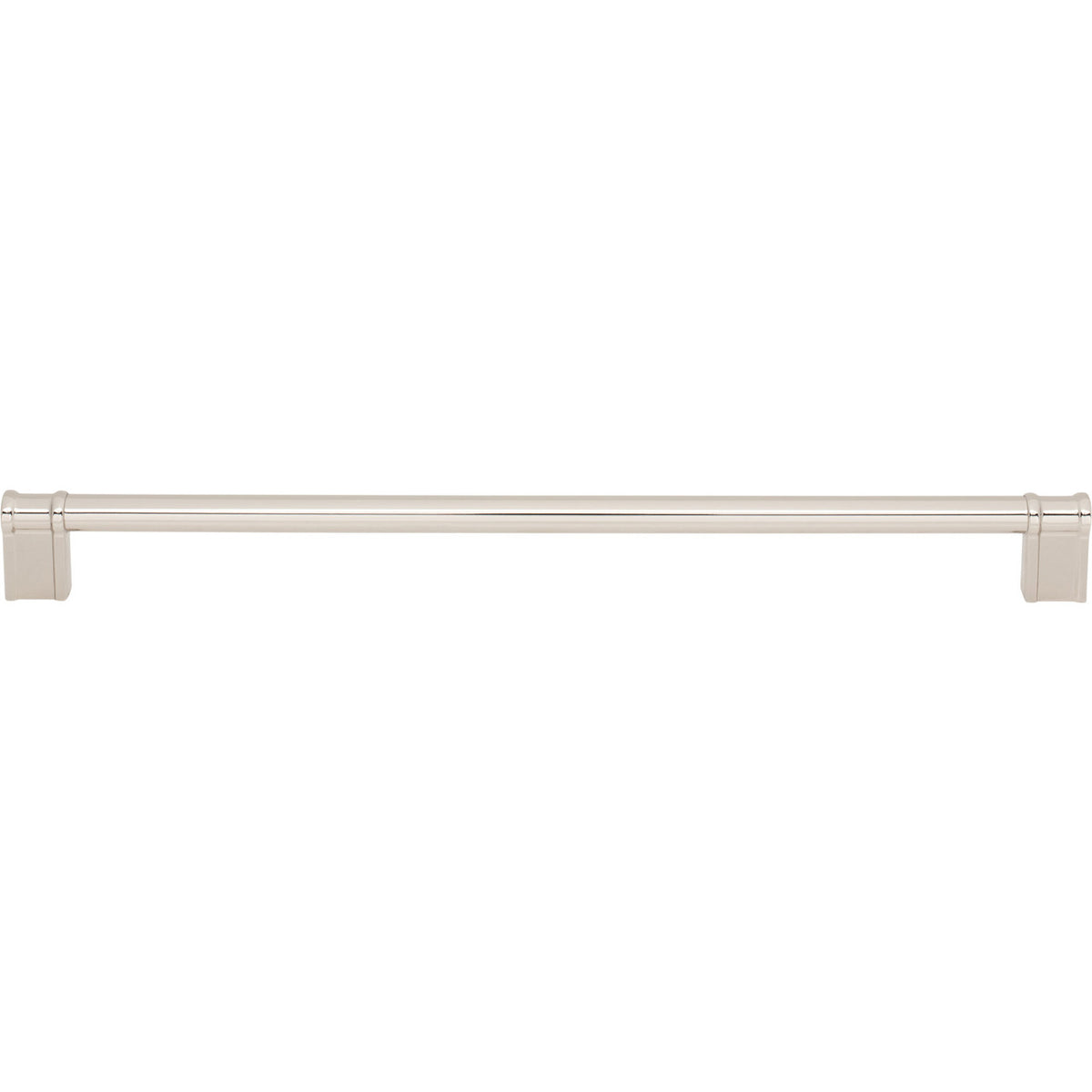 Top Knobs TK3387PN: 12" cc Newburn D-Handle Cabinet Pull - Polished Nickel