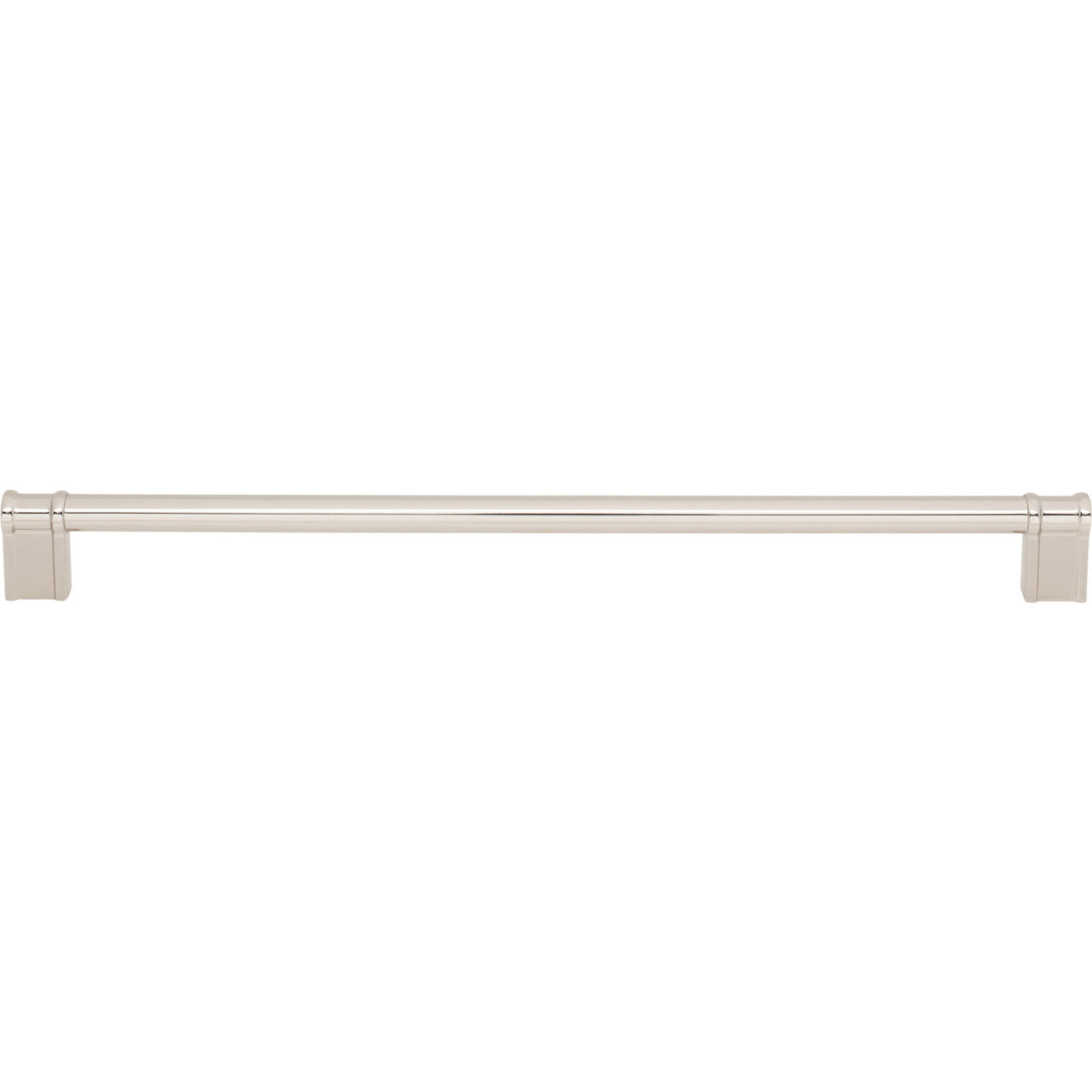 Top Knobs TK3387PN: 12" cc Newburn D-Handle Cabinet Pull - Polished Nickel