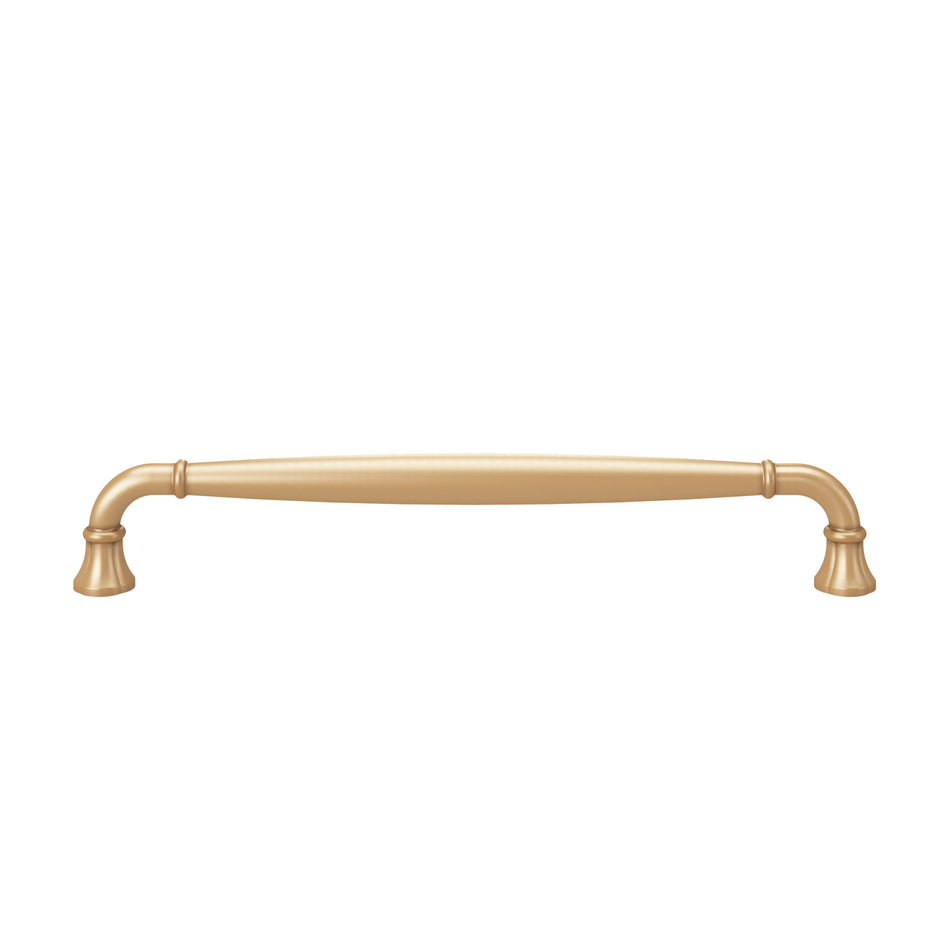 Atlas A6018-WB: 12" cc Lanehurst Appliance Pull - Warm Brass