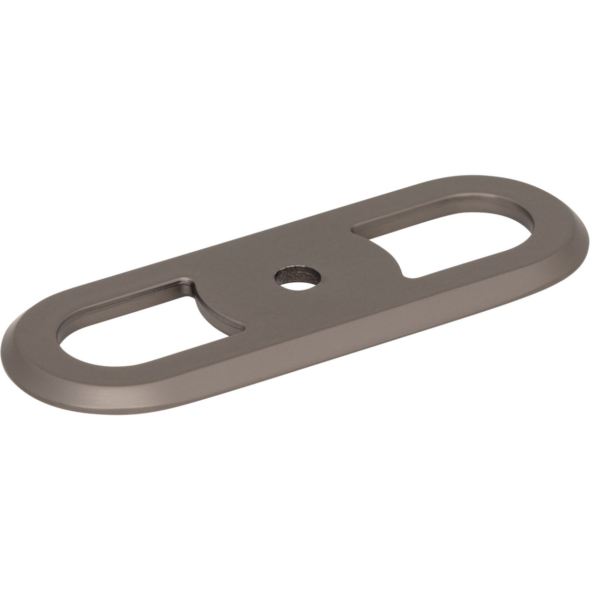 Top Knobs TK3351AG: 2-3/4" Brockwell Round Backplate - Ash Gray
