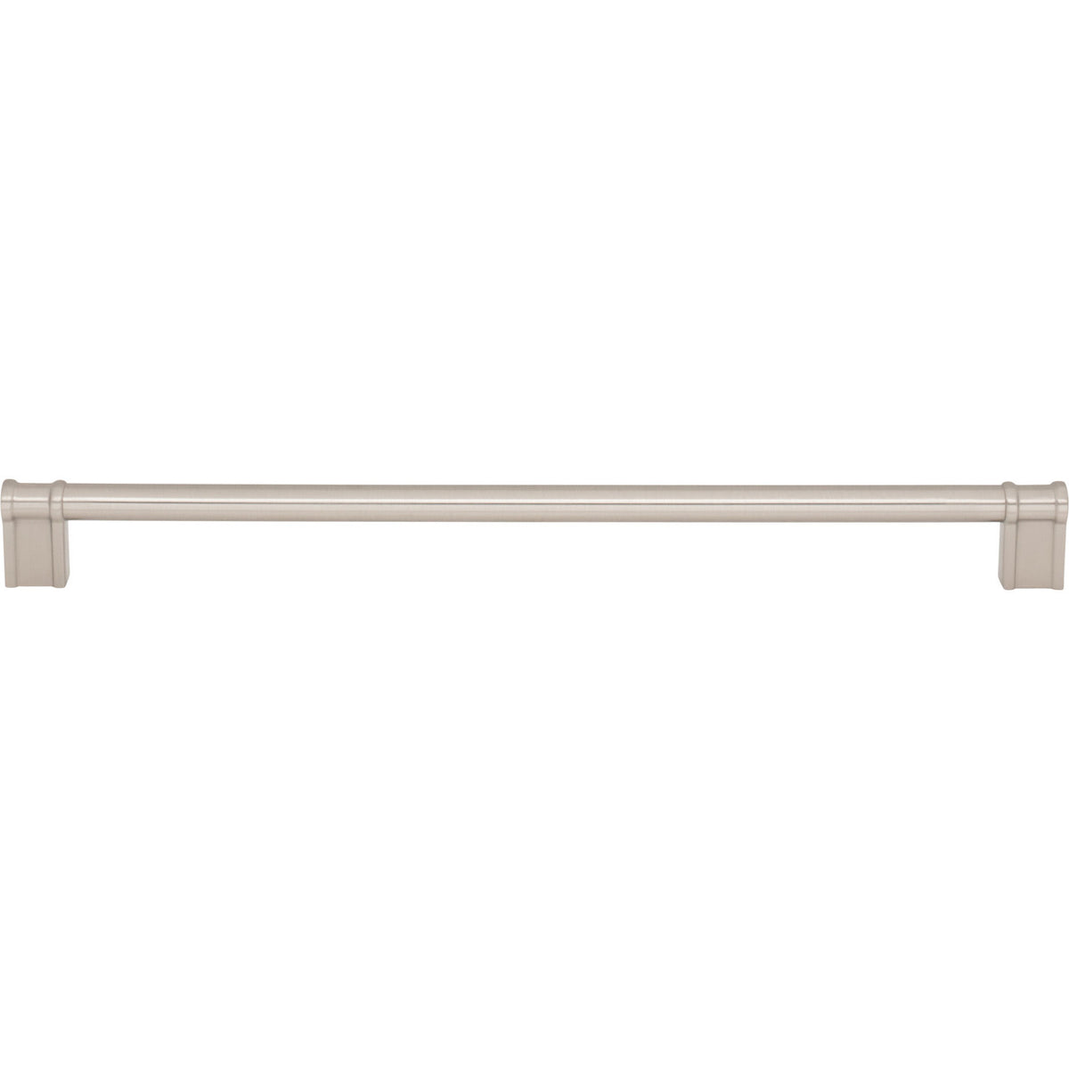 Top Knobs TK3387BSN: 12" cc Newburn D-Handle Cabinet Pull - Brushed Satin Nickel