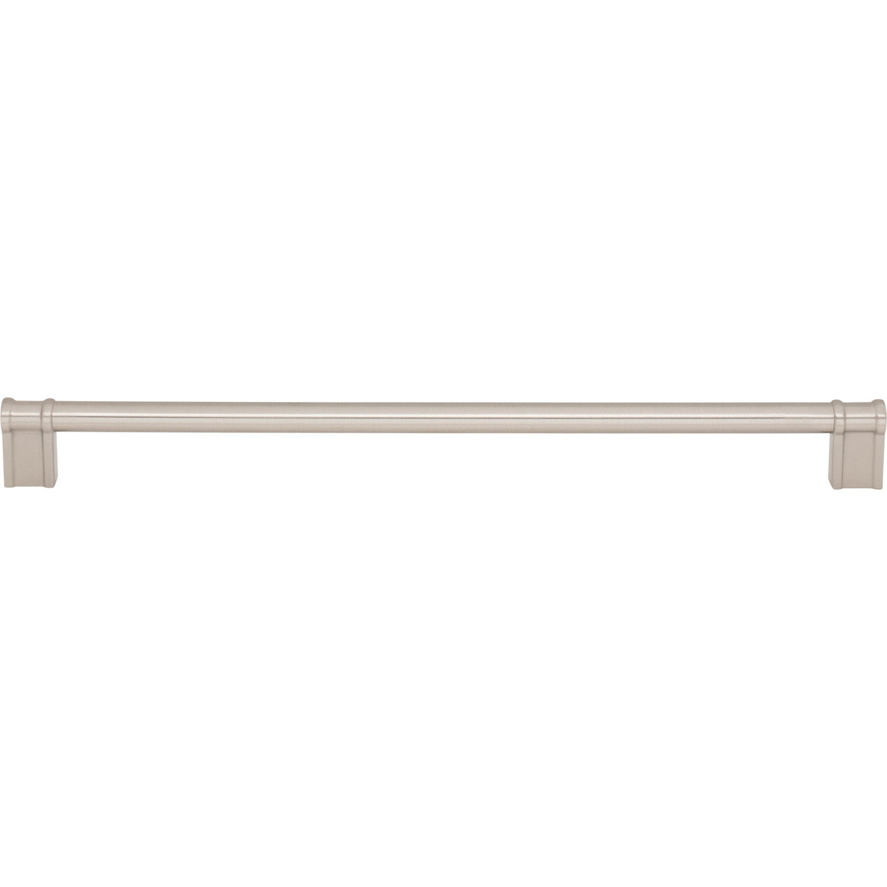 Top Knobs TK3387BSN: 12" cc Newburn D-Handle Cabinet Pull - Brushed Satin Nickel