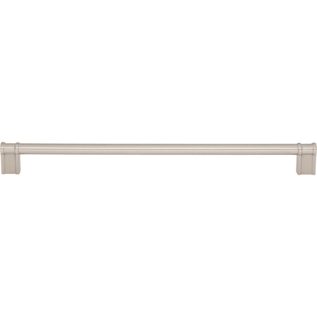 Top Knobs TK3387BSN: 12" cc Newburn D-Handle Cabinet Pull - Brushed Satin Nickel