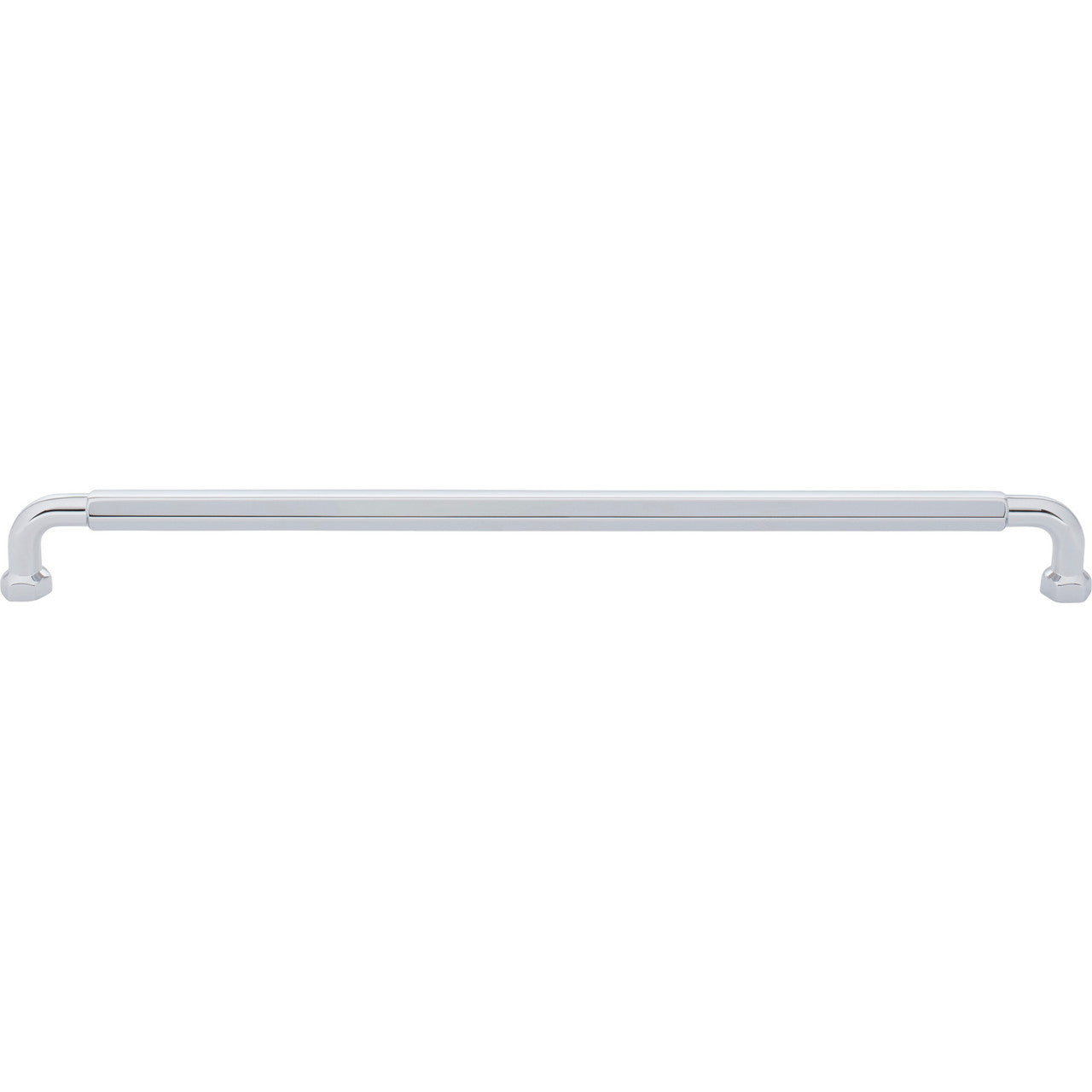 Top Knobs TK3206PC: 12" cc Dustin Cabinet Pull - Polished Chrome